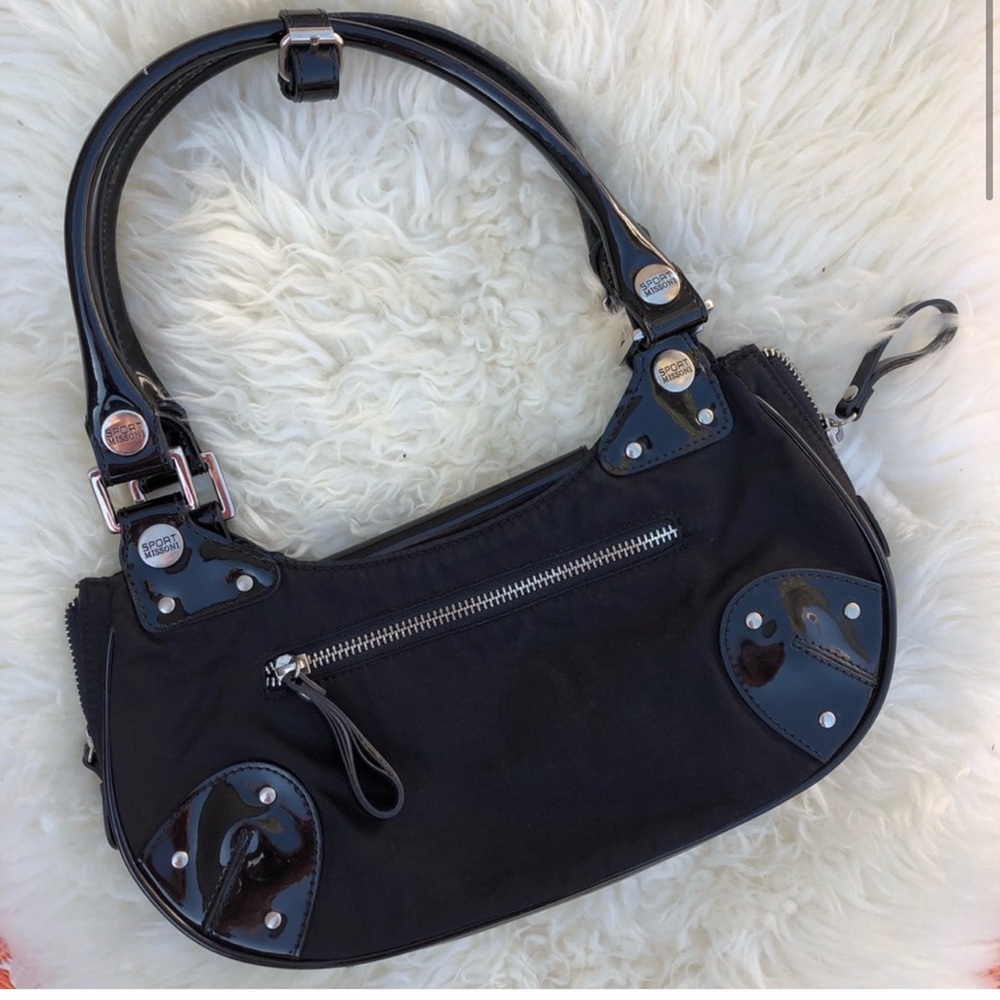 Vintage rare Missoni sport black purse